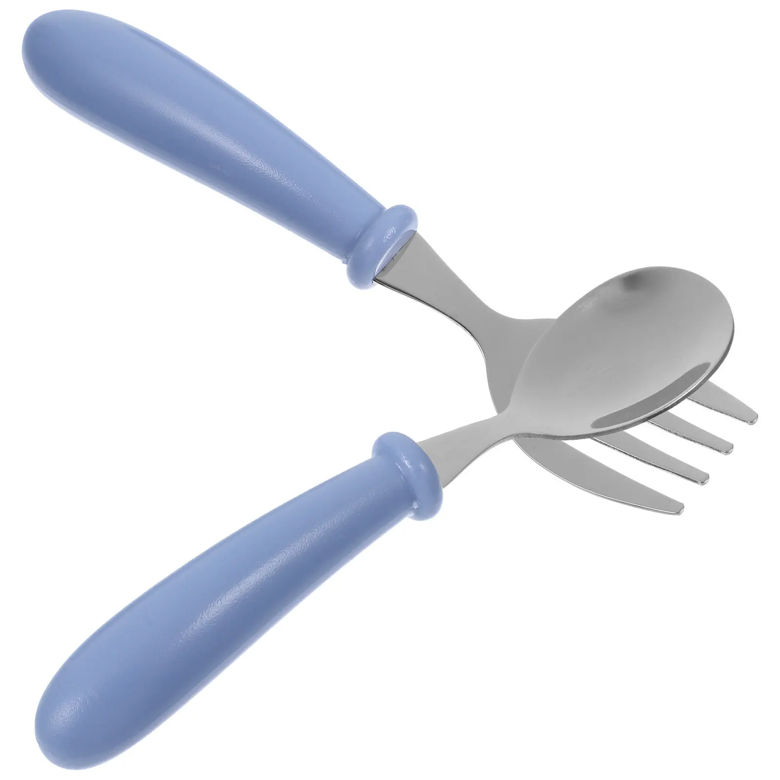1Set Child Friendly Spoon and Fork Set Stainless Steel Handles PP Heads Compact Easy Feeding Tools for Newborn Kids
1Set Child Friendly Spoon and Fork Set Stainless Steel Handles PP Heads Compact Easy Feeding Tools for Newborn Kids