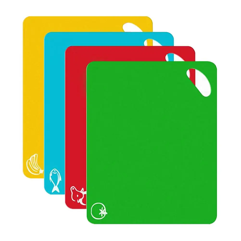 Anti Slip Cutting Board Set 5pcs Plastic Kitchen Tools Flexible Chopping Boards Hanging Hole Design Food Grade Material Portable
Anti Slip Cutting Board Set 5pcs Plastic Kitchen Tools Flexible Chopping Boards Hanging Hole Design Food Grade Material Portable