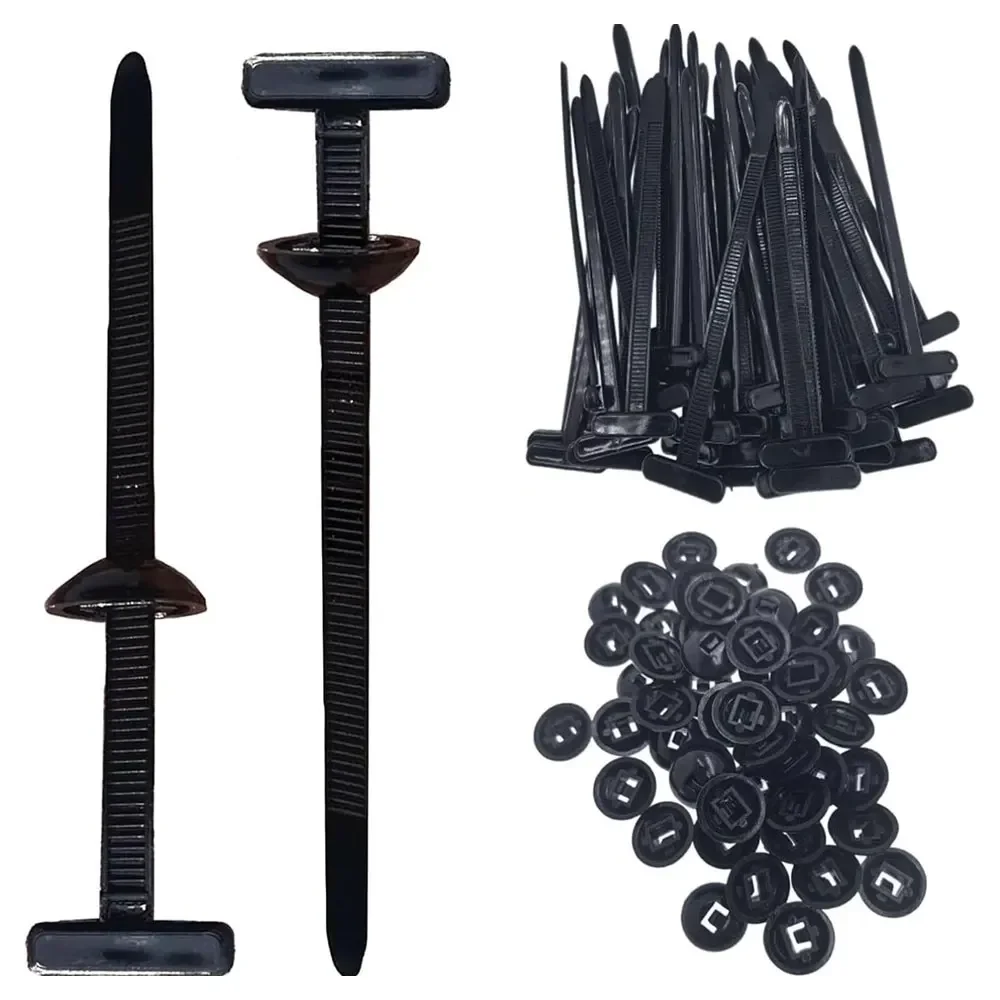 Nylon Universal Cable Tie Buckle Self-locking Plastic Coupler Auto Fastener Screw Replacement Clip 100pcs
Nylon Universal Cable Tie Buckle Self-locking Plastic Coupler Auto Fastener Screw Replacement Clip 100pcs