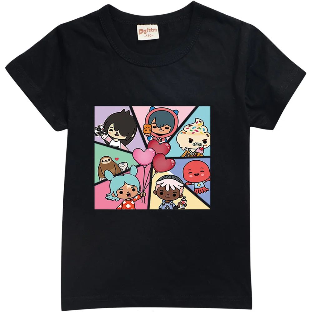 Anime Game Toca Life World Print Girl Boy Cotton T-Shirt Summer 2-13Y Children Cartoon T Shirt Kids Baby Teen Casual Clothes Tee
Anime Game Toca Life World Print Girl Boy Cotton T-Shirt Summer 2-13Y Children Cartoon T Shirt Kids Baby Teen Casual Clothes Tee