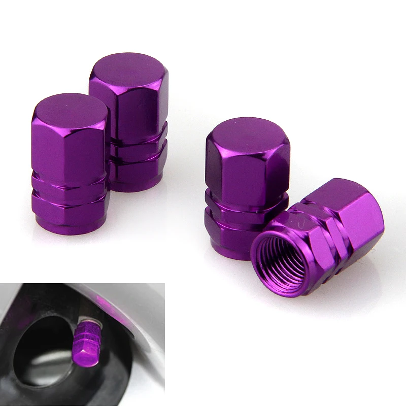 4pcs Universal Aluminum Car Wheel Tire Tyre Valve Air Stem Cap Cover Purple
4pcs Universal Aluminum Car Wheel Tire Tyre Valve Air Stem Cap Cover Purple