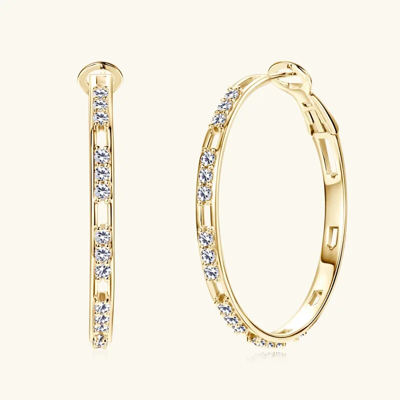 1.08CT Moissanite Diamond Big Huge Hoop Earrings for Women Original Silver 925 Fine Jewelry Luxury Gift Christmas Party
1.08CT Moissanite Diamond Big Huge Hoop Earrings for Women Original Silver 925 Fine Jewelry Luxury Gift Christmas Party