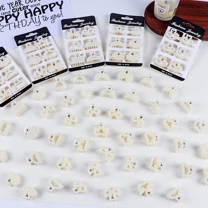 Small Pearl Hair Claw Women Girls Korean Geometric Flower Hair Crab Claw Clip Small Hairpins Styling Crab Girls Hair Briads Tool
Small Pearl Hair Claw Women Girls Korean Geometric Flower Hair Crab Claw Clip Small Hairpins Styling Crab Girls Hair Briads Tool