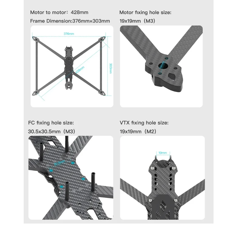 GEPRC Mark4-10 Frame | 10" Long Range FPV Quad Base for Freestyle & RC Racing Drones
GEPRC Mark4-10 Frame | 10" Long Range FPV Quad Base for Freestyle & RC Racing Drones