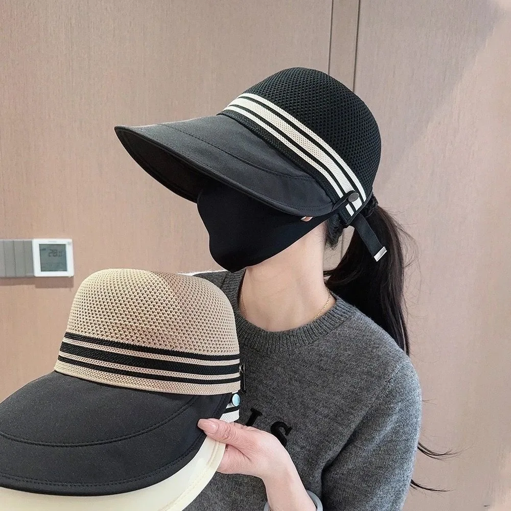Hat Women's 2025 Spring and Summer New Korean Breathable Big Eaves Sun Protection Cap UV Protection Women's Sun Hat Beach Hat 
Hat Women's 2025 Spring and Summer New Korean Breathable Big Eaves Sun Protection Cap UV Protection Women's Sun Hat Beach Hat