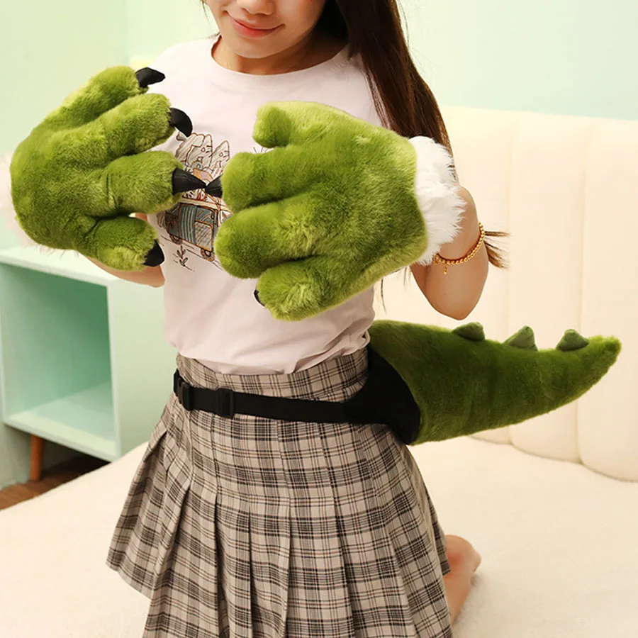 Animal Leopard Lion Tiger Panda Dinosaur Deer Children's Adult Tail Plush Toys Gloves Headband Snap Bracelet Costume Halloween
Animal Leopard Lion Tiger Panda Dinosaur Deer Children's Adult Tail Plush Toys Gloves Headband Snap Bracelet Costume Halloween