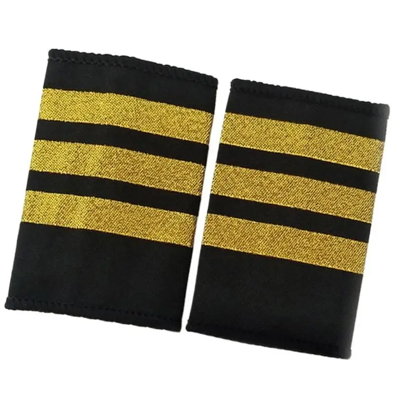 39BB Professional Uniform Epaulets Shoulder Boards Nondeform Captain Uniform Epaulets for Aviation Costume
39BB Professional Uniform Epaulets Shoulder Boards Nondeform Captain Uniform Epaulets for Aviation Costume