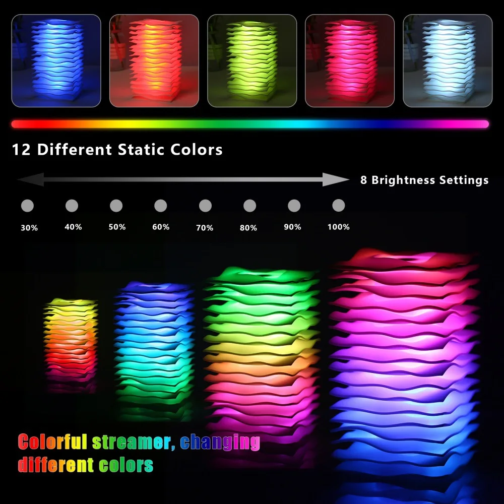 Wave Shape Decor Mood Table Light RGB Night Light Touch or Remote Control Dimming Desk Lamp for Bedroom Living Room Holiday Gift
Wave Shape Decor Mood Table Light RGB Night Light Touch or Remote Control Dimming Desk Lamp for Bedroom Living Room Holiday Gift