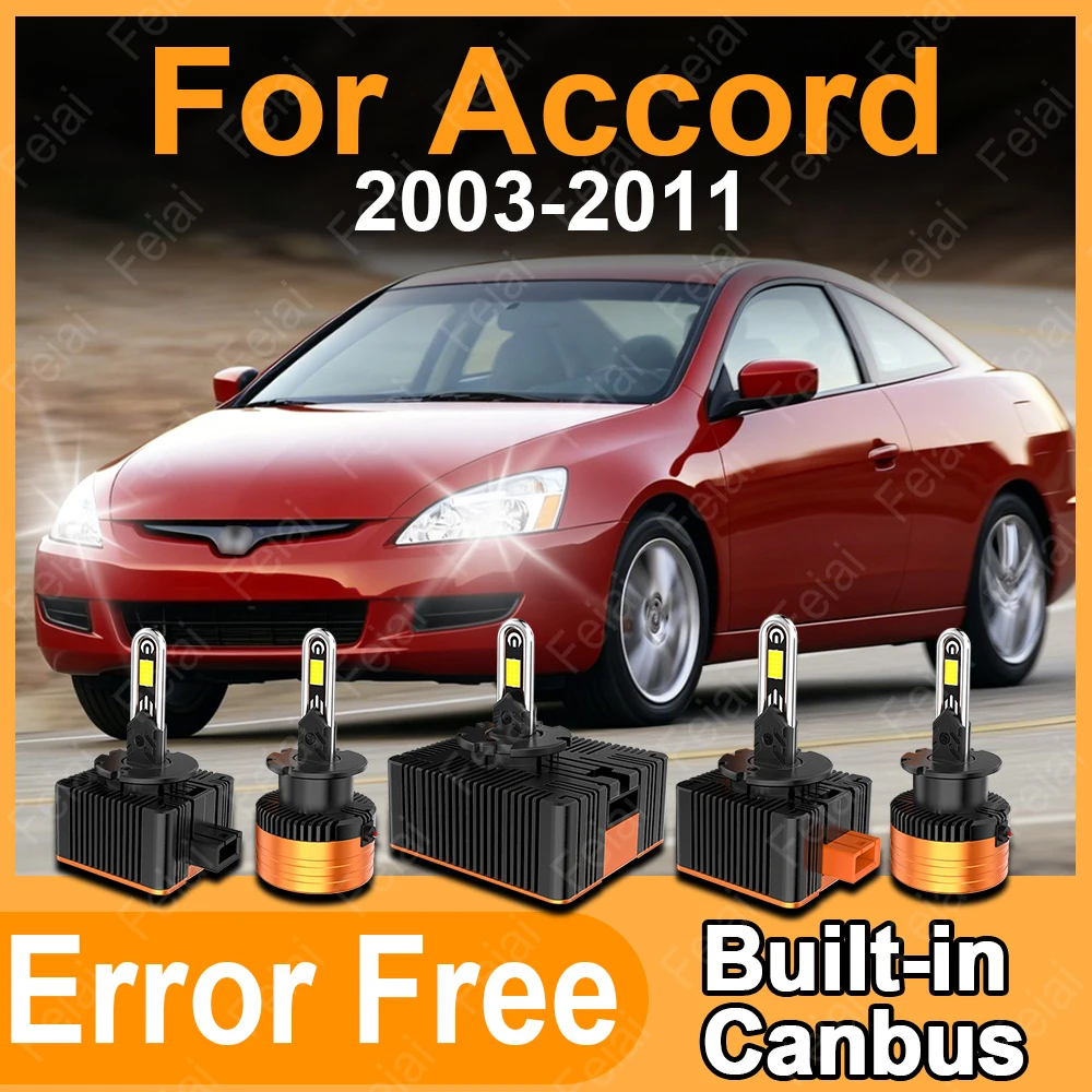 HID LED Headlight Lights Bulbs For Honda Accord 7 8 7th 8th G7 G8 2003 2004 2005 2006 2007 2008 2009 2010 2011 Car Accessories
HID LED Headlight Lights Bulbs For Honda Accord 7 8 7th 8th G7 G8 2003 2004 2005 2006 2007 2008 2009 2010 2011 Car Accessories