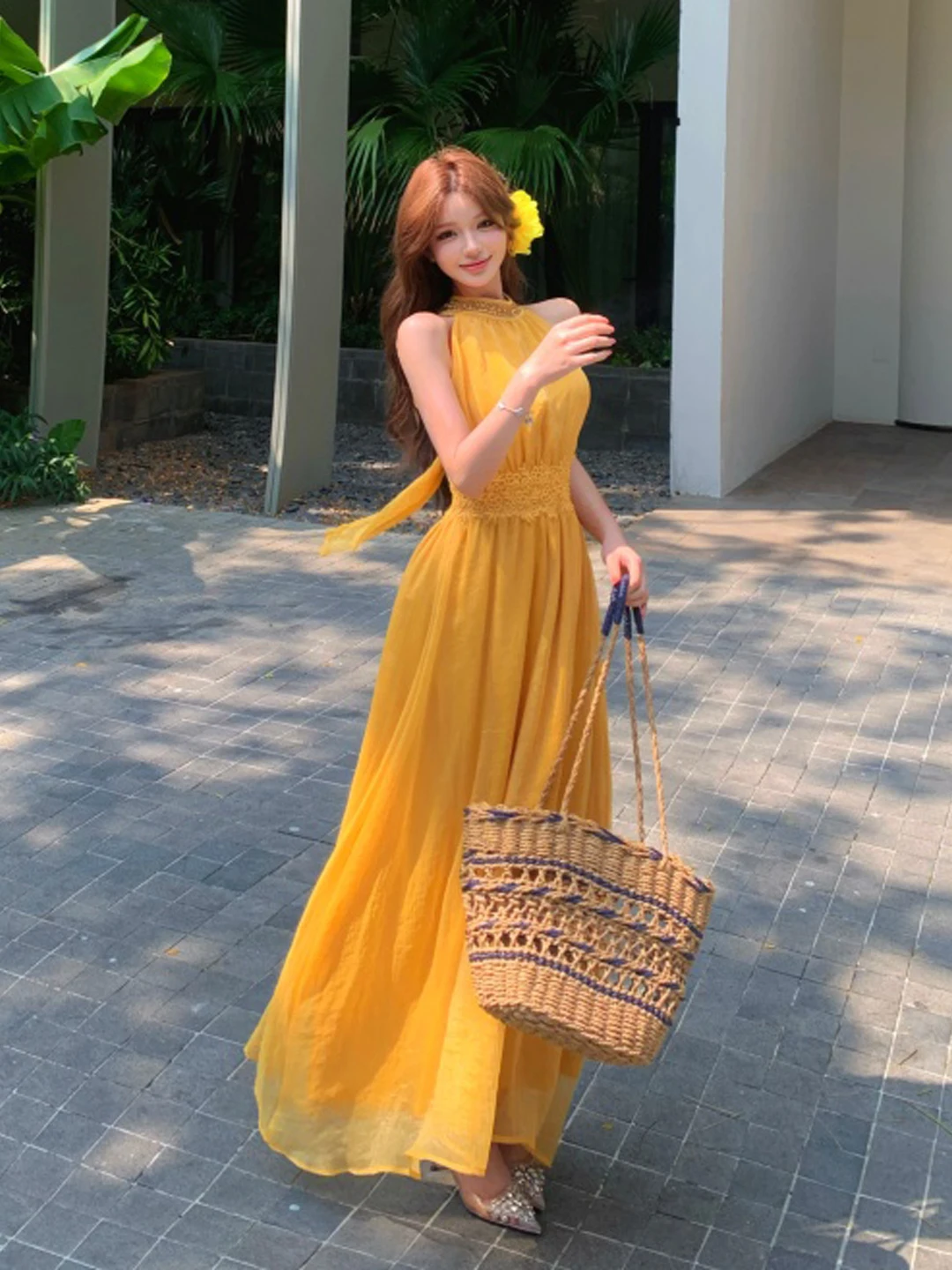 French Style Holiday Dress Waist Cinching Strapless Midi Skirt Summer Season City Commute Street Style Church Date Outdoor Ca...
French Style Holiday Dress Waist Cinching Strapless Midi Skirt Summer Season City Commute Street Style Church Date Outdoor Ca...