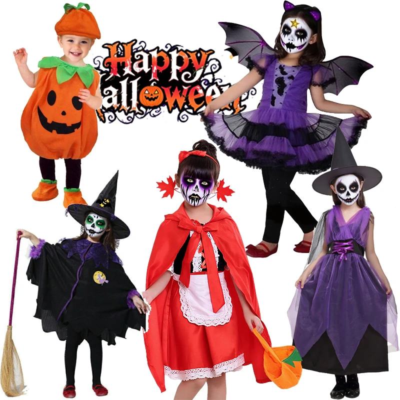 Girls Halloween Witch Costume Cosplay Dress Carnival Party Vampires Dress Up Festival Performance Little Red Riding Hood Clothes
Girls Halloween Witch Costume Cosplay Dress Carnival Party Vampires Dress Up Festival Performance Little Red Riding Hood Clothes