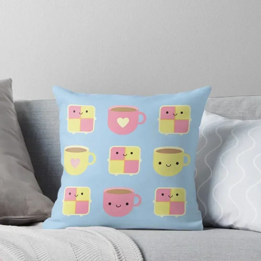 Kawaii Battenberg Cake & Cup of Tea Throw Pillow autumn pillowcase Anime luxury throw pillow covers pillow
Kawaii Battenberg Cake & Cup of Tea Throw Pillow autumn pillowcase Anime luxury throw pillow covers pillow