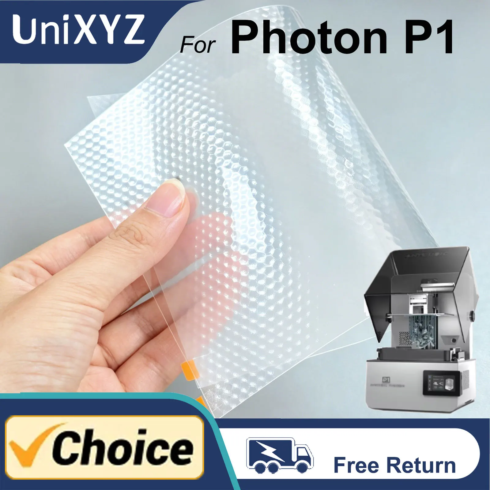 1-2PCS LCD Film For Anycubic Photon P1 Wave Release Technology Dot LCD Screen Protective Film Resin 3D Printer Accessories
1-2PCS LCD Film For Anycubic Photon P1 Wave Release Technology Dot LCD Screen Protective Film Resin 3D Printer Accessories