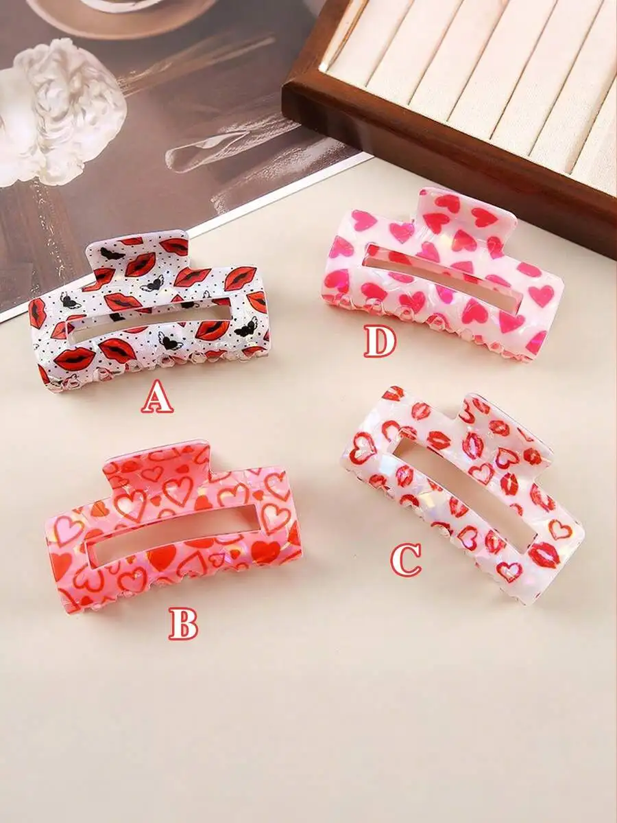 3pcs Clear Minimalist Rectangle Hair Claw Clips For Women
3pcs Clear Minimalist Rectangle Hair Claw Clips For Women