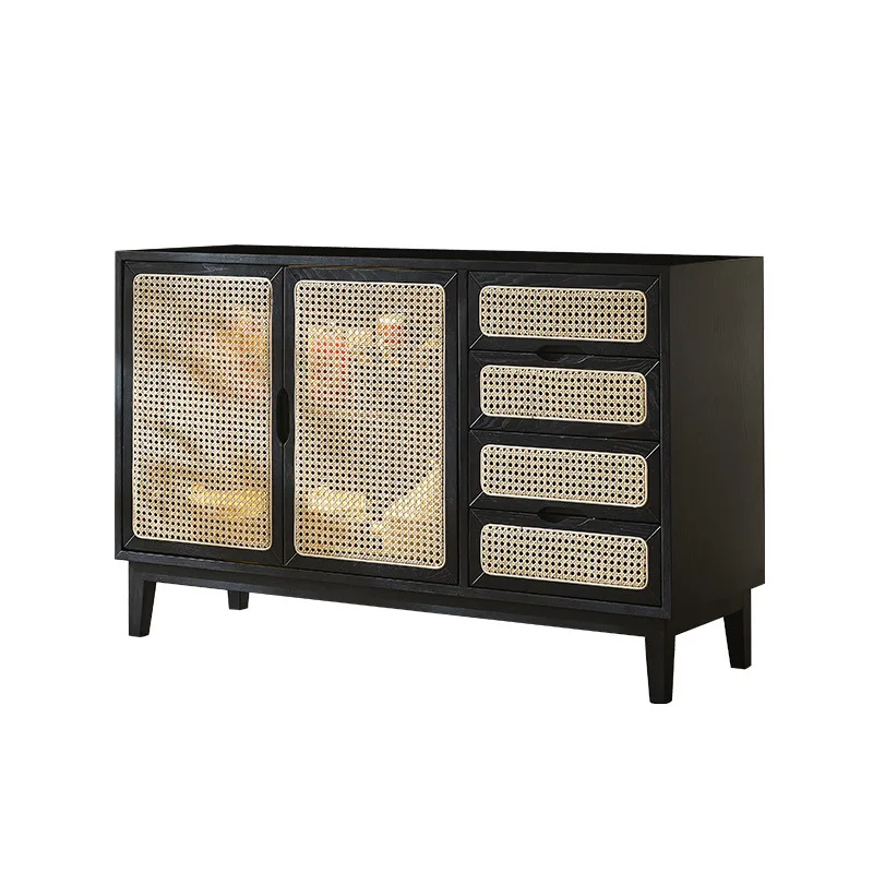 Medieval retro locker, wabi-sabi wind solid wood rattan dining side cabinet, modern simple storage chest cabinet, entrance cabin
Medieval retro locker, wabi-sabi wind solid wood rattan dining side cabinet, modern simple storage chest cabinet, entrance cabin