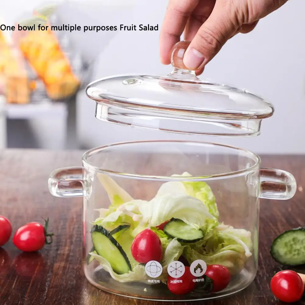 Transparent Glass Saucepan Pot With Lid Kitchen Soup Pot Salad Noodle Bowl Cooking Tools Accessories
Transparent Glass Saucepan Pot With Lid Kitchen Soup Pot Salad Noodle Bowl Cooking Tools Accessories