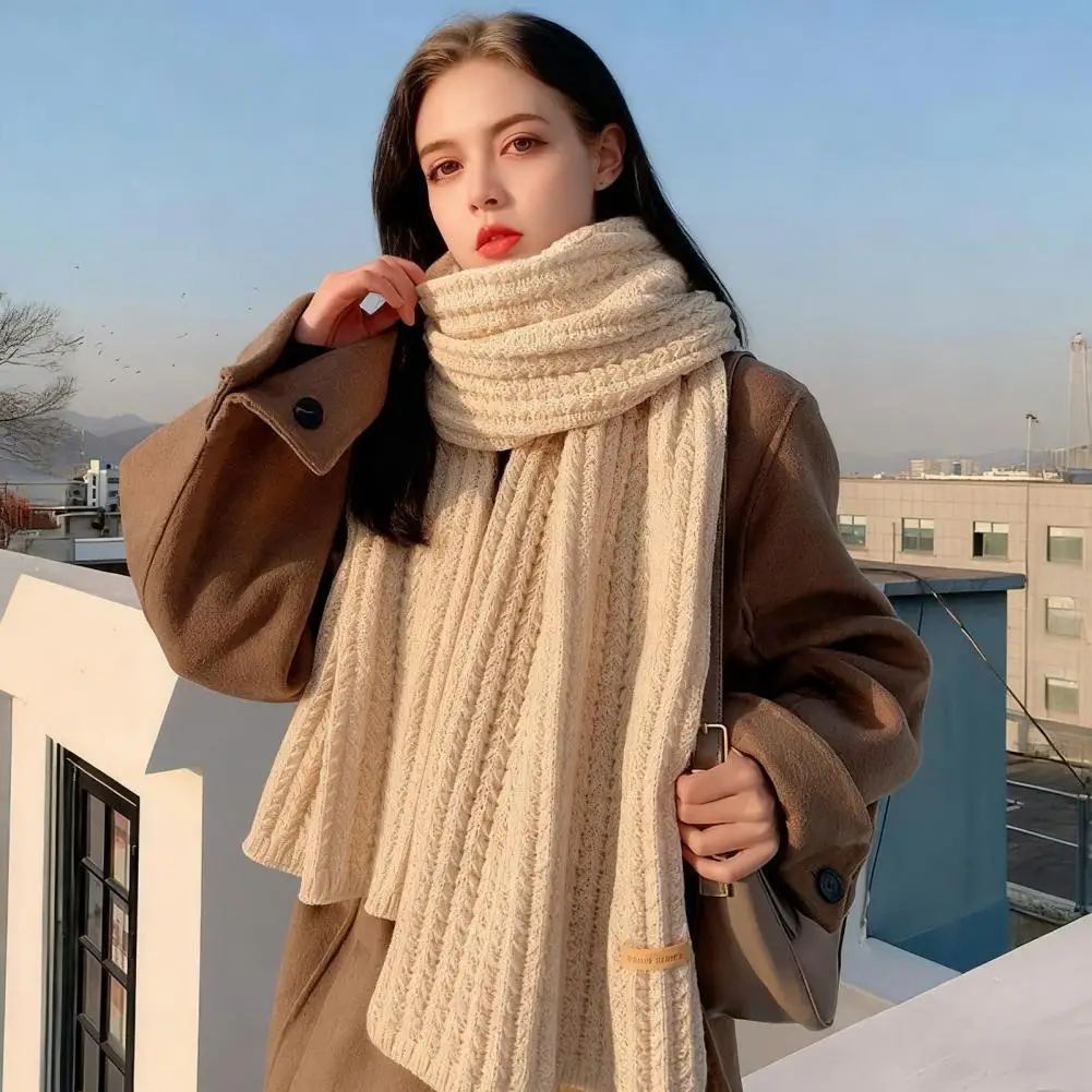 Женский шарф, утолщенный теплый однотонный шарф, осень-зима, универсальный модный женский шарф, удобный вязаный длинный шарф
Женский шарф, утолщенный теплый однотонный шарф, осень-зима, универсальный модный женский шарф, удобный вязаный длинный шарф