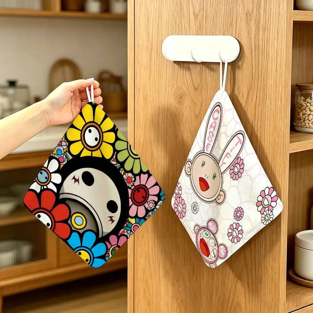 T-Takashis M-Murakamis Cartoon Hanging Style Hand Wiping Towel Polyester Cotton Anti-fade For Indoor Kitchen Living Room
T-Takashis M-Murakamis Cartoon Hanging Style Hand Wiping Towel Polyester Cotton Anti-fade For Indoor Kitchen Living Room