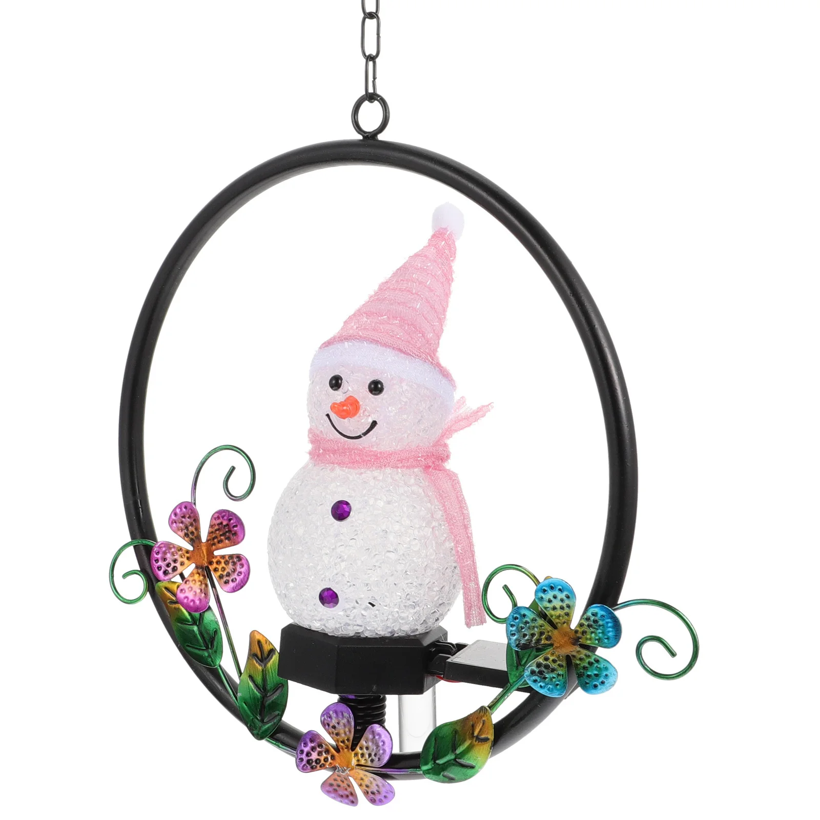 Snowman Pendant Light Decorative Lamp Yard Outdoor Solar Powered Hanging Courtyard Lights
Snowman Pendant Light Decorative Lamp Yard Outdoor Solar Powered Hanging Courtyard Lights