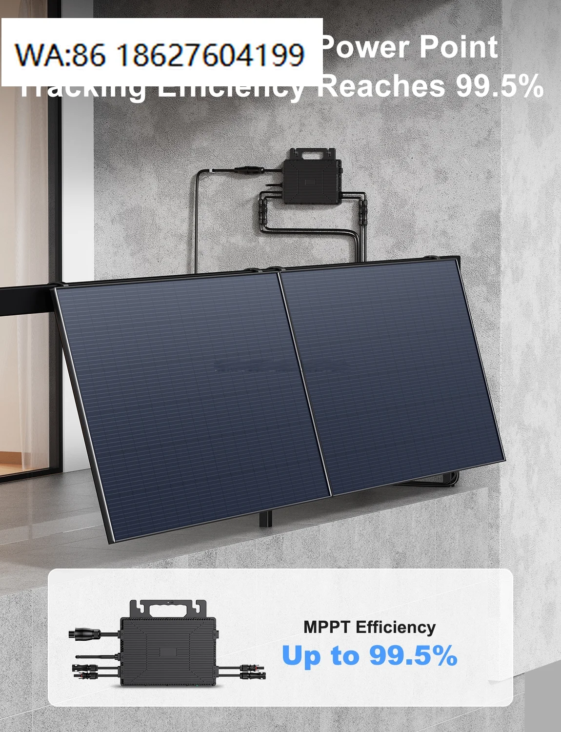800W MPPT Solar On Grid Single Output Inverter 230V AC Balcony Solar PV Panel System Without AC Cable Home On Grid
800W MPPT Solar On Grid Single Output Inverter 230V AC Balcony Solar PV Panel System Without AC Cable Home On Grid