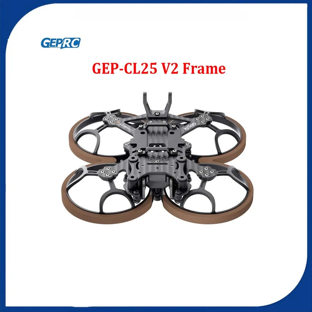 GEPRC GEP-CL25 V2 2.5inch CineLog Frame Backward Push Wheelbase CineWhoop Compatible With Vista HD Ideal For RC FPV Racing Drone
GEPRC GEP-CL25 V2 2.5inch CineLog Frame Backward Push Wheelbase CineWhoop Compatible With Vista HD Ideal For RC FPV Racing Drone