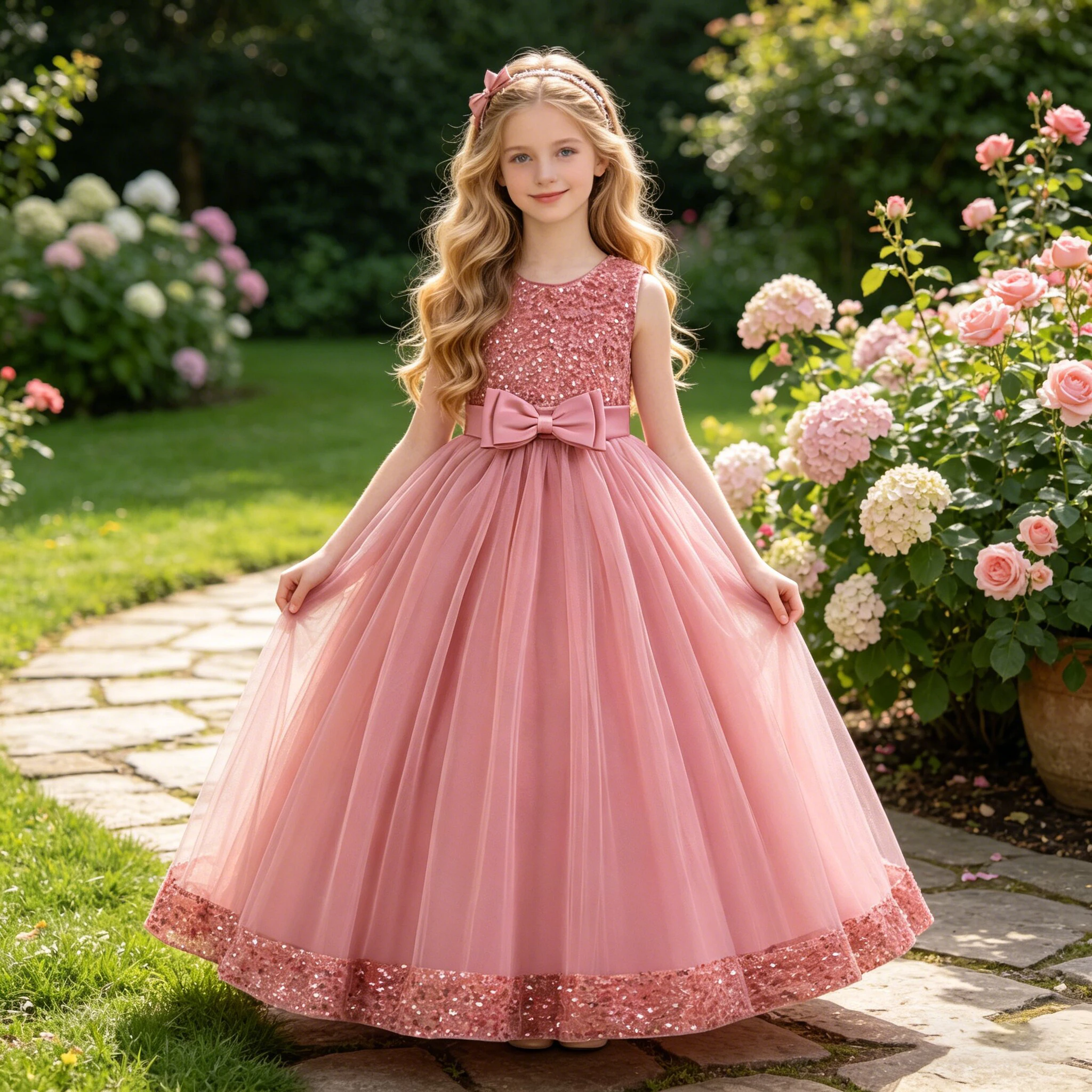 Elegant Sequin Wedding Party Girls Dresses Christmas Costumes Birthday Princess Dresses Girl Tulle Bridesmaids Evening Prom Gown
Elegant Sequin Wedding Party Girls Dresses Christmas Costumes Birthday Princess Dresses Girl Tulle Bridesmaids Evening Prom Gown