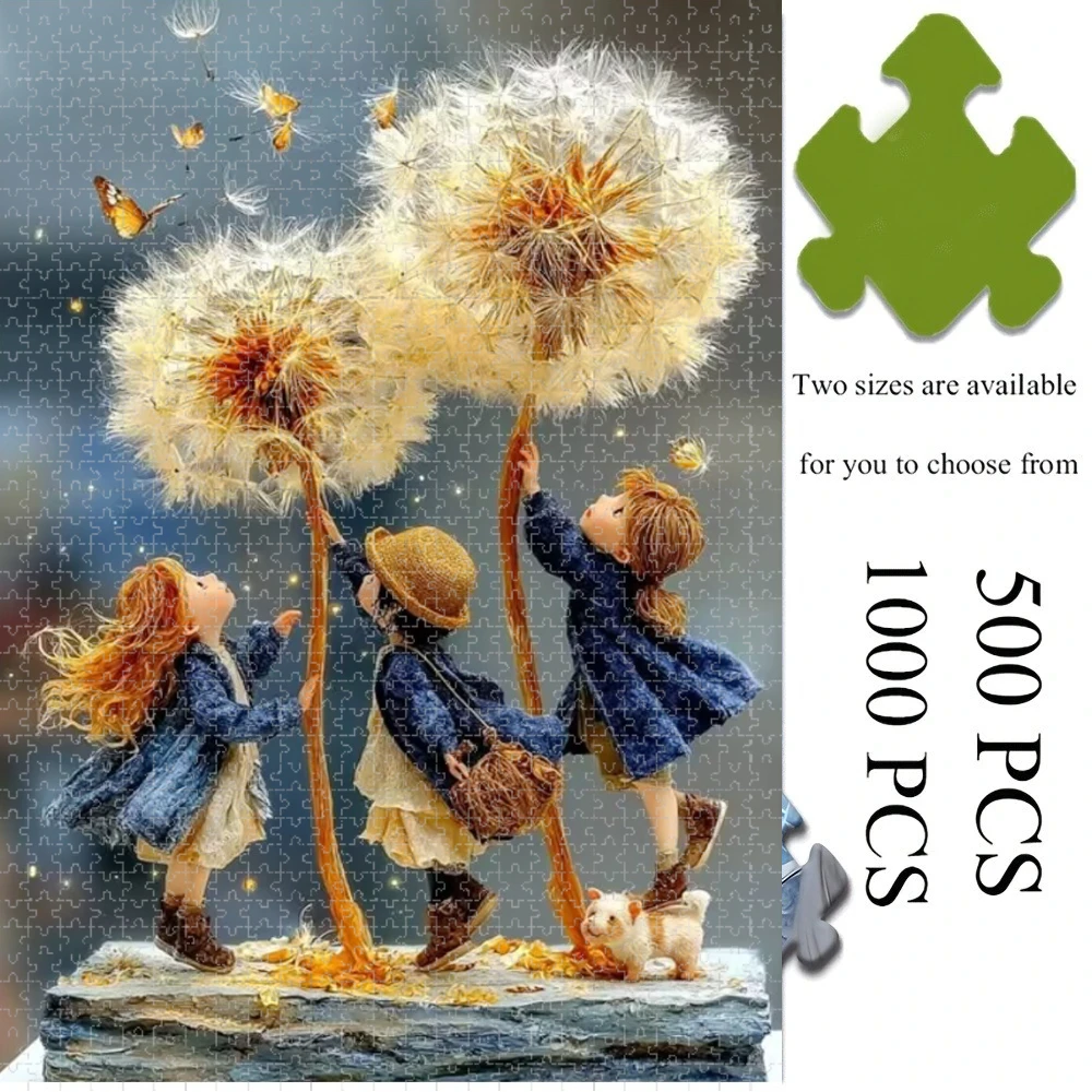 1000 Pcs Dandelion Pattern Puzzle Home Decor Adults Puzzle Games Family Fun Floor Puzzles Educational Toys for Kids
1000 Pcs Dandelion Pattern Puzzle Home Decor Adults Puzzle Games Family Fun Floor Puzzles Educational Toys for Kids