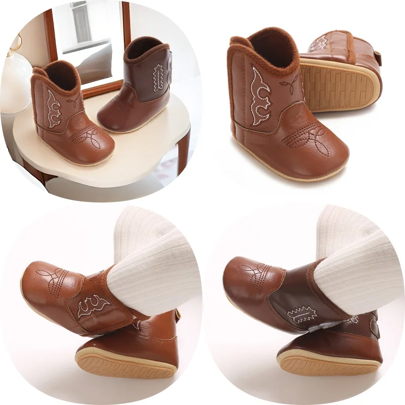 Spring and Autumn Fashion 0-18M Baby Boots Cute Printed High Quality Soft PU Anti slip Sole Newborn Walking Shoes
Spring and Autumn Fashion 0-18M Baby Boots Cute Printed High Quality Soft PU Anti slip Sole Newborn Walking Shoes