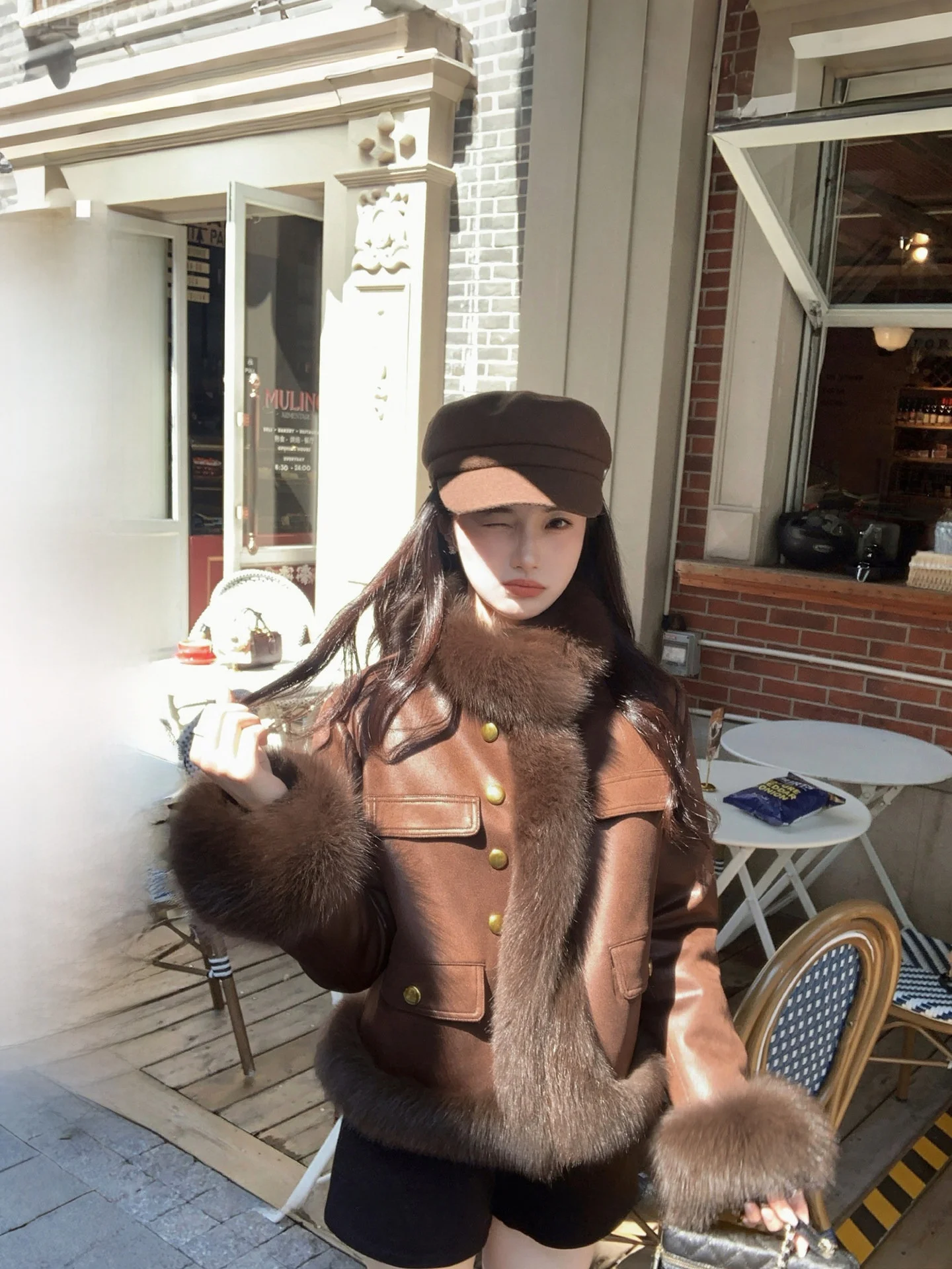 ese Young Women's Fur Jaet Baroque Love Letter Retro Motorcycle Sle Stand Fit Long Sve round Ne Coat
ese Young Women's Fur Jaet Baroque Love Letter Retro Motorcycle Sle Stand Fit Long Sve round Ne Coat