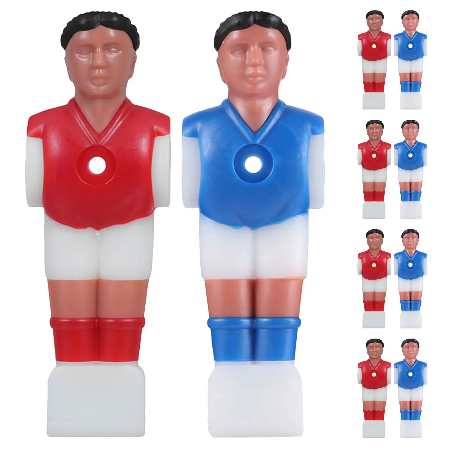10Pcs Table Football Machine Accessories Foosball Replacement Players High Simulation Plastic Soccer Figures Set for Table
10Pcs Table Football Machine Accessories Foosball Replacement Players High Simulation Plastic Soccer Figures Set for Table