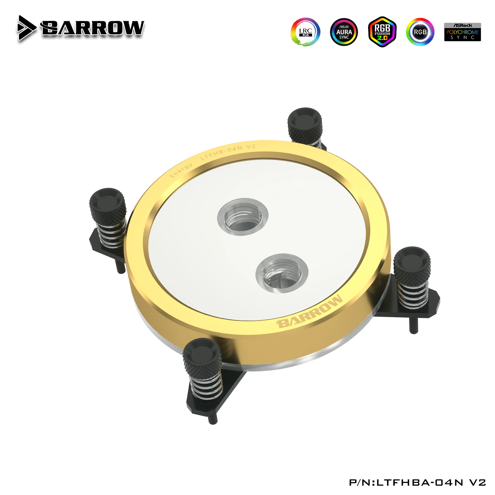 Barrow LTFHB-04I Gold Plated RGB LRC2.0 CPU Water Cooling Block for Intel 115x 1200 1700
Barrow LTFHB-04I Gold Plated RGB LRC2.0 CPU Water Cooling Block for Intel 115x 1200 1700