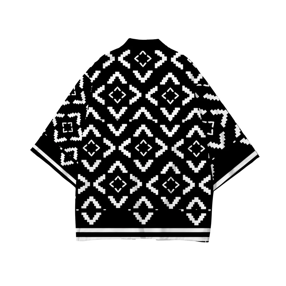Women Men Harajuku Kimono Blouse Beach Yukata Fashion Geometric Print Loose Shirt Japanese Cardigan Clothing Plus Size Haori
Women Men Harajuku Kimono Blouse Beach Yukata Fashion Geometric Print Loose Shirt Japanese Cardigan Clothing Plus Size Haori