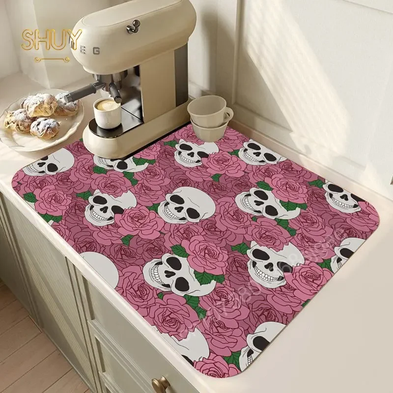 Pattern Printing Color Waterproof Cushion Coaster Coffee Drain Pad Super Absorbernt Kitchen Dish Drying Mat Placemat Home Decor
Pattern Printing Color Waterproof Cushion Coaster Coffee Drain Pad Super Absorbernt Kitchen Dish Drying Mat Placemat Home Decor