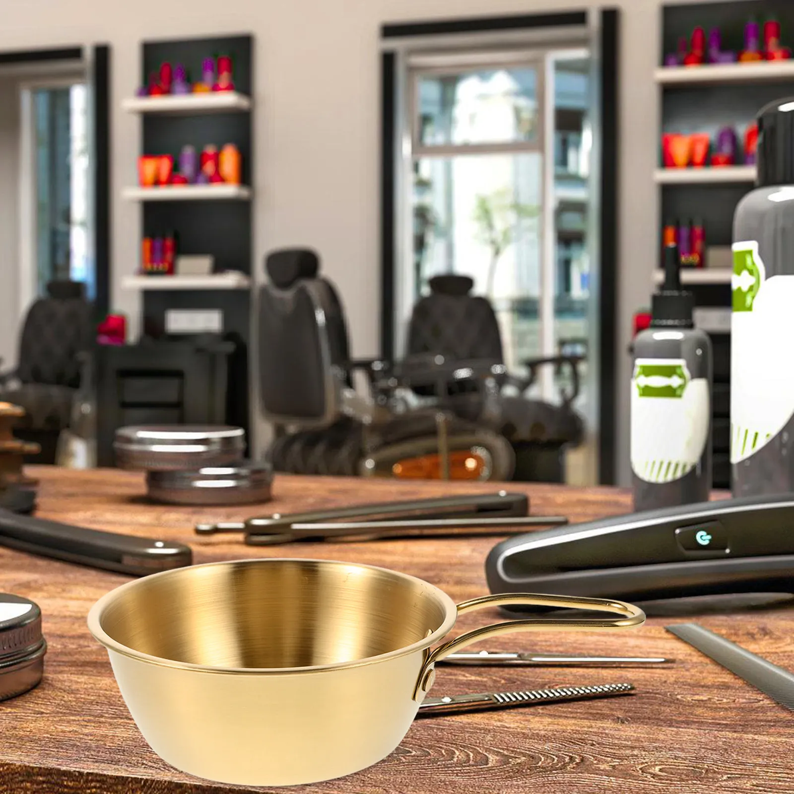 Men Shaving Foam Bowl Stainless Steel Gold Handle Stylish Razor Brush Holder Beard Shaving Tools Rich Lather Travel Friendly
Men Shaving Foam Bowl Stainless Steel Gold Handle Stylish Razor Brush Holder Beard Shaving Tools Rich Lather Travel Friendly