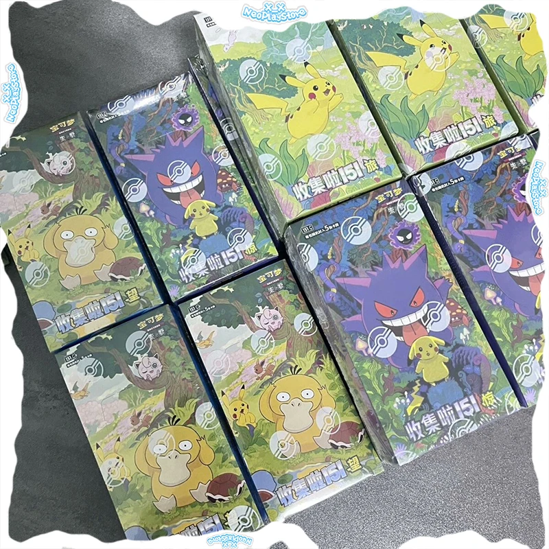 In Stock Pokemon TCG Simplified Chinese Collect 151 Series Hope Journey Surprise Gather Slim Booster Box Collect Cards Gifts
In Stock Pokemon TCG Simplified Chinese Collect 151 Series Hope Journey Surprise Gather Slim Booster Box Collect Cards Gifts