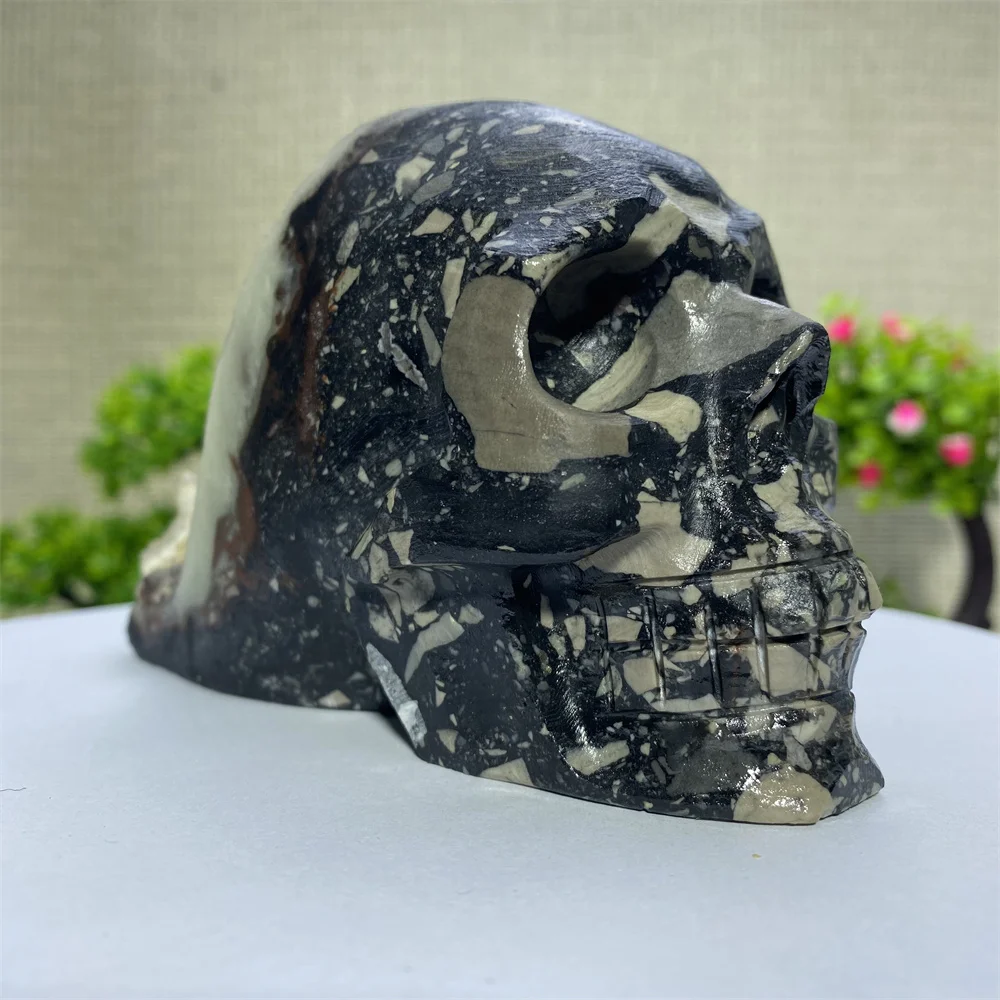 Handmade Natural Sphalerite Stone Skull Fengshui Reiki Meditation Gemstone Home Decorative Item
Handmade Natural Sphalerite Stone Skull Fengshui Reiki Meditation Gemstone Home Decorative Item