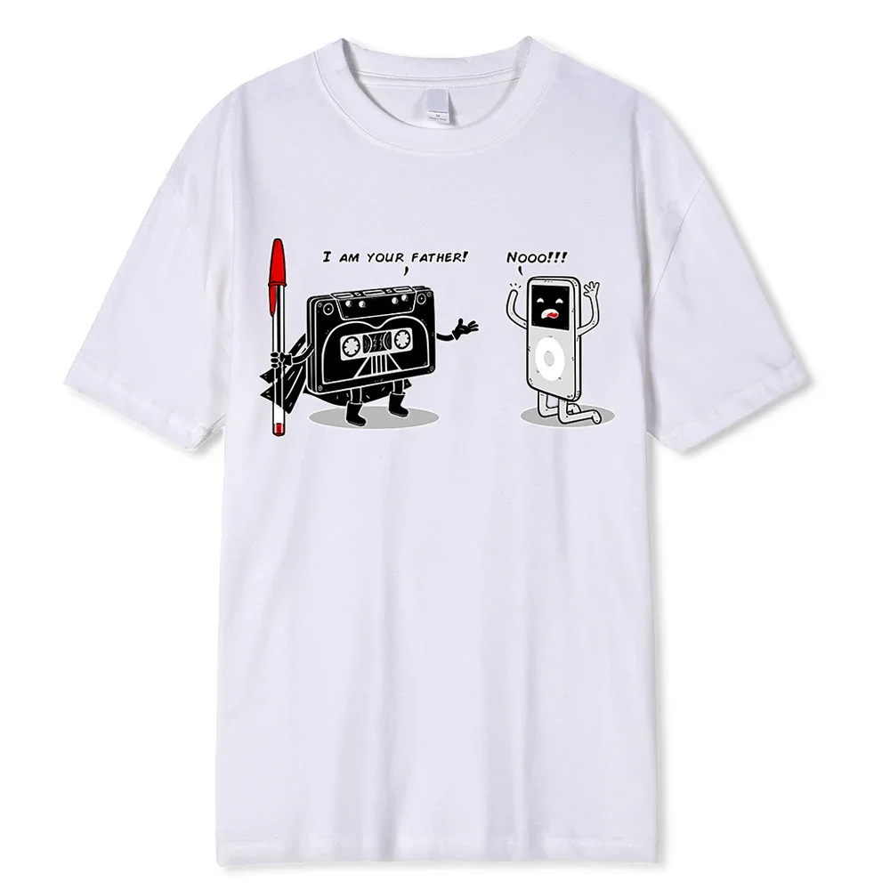 Fun Retro Cassette MP3 Handle Printed T-shirt Men's Summer 100% Cotton T-shirt Casual Breathable O-neck Short Sleeve Top
Fun Retro Cassette MP3 Handle Printed T-shirt Men's Summer 100% Cotton T-shirt Casual Breathable O-neck Short Sleeve Top