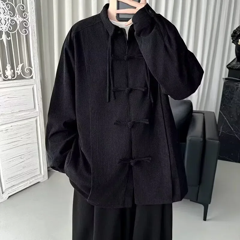 LIBIELIY New Chinese Style Men's Long Sleeve Shirt High End Feel Hanfu Trendy Jacket For Spring And Autumn Fashionable Button-U
LIBIELIY New Chinese Style Men's Long Sleeve Shirt High End Feel Hanfu Trendy Jacket For Spring And Autumn Fashionable Button-U