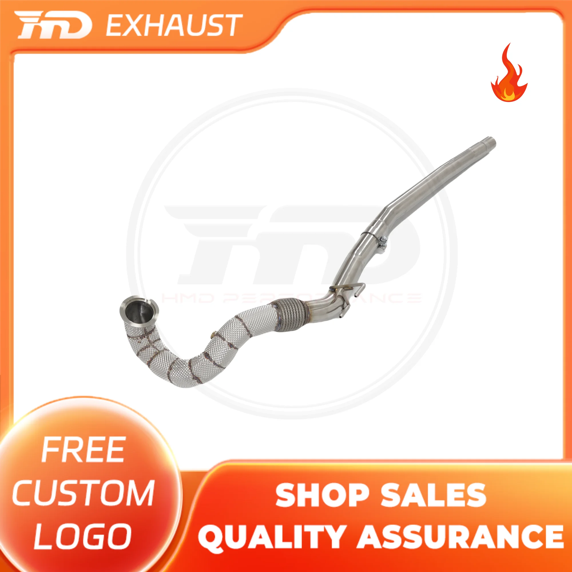 HMD Exclusive Customization Stainless Steel Downpipe Exhaust System For AUDI TT MK3 With Heat Shield High Flow Pipe Auto Parts
HMD Exclusive Customization Stainless Steel Downpipe Exhaust System For AUDI TT MK3 With Heat Shield High Flow Pipe Auto Parts