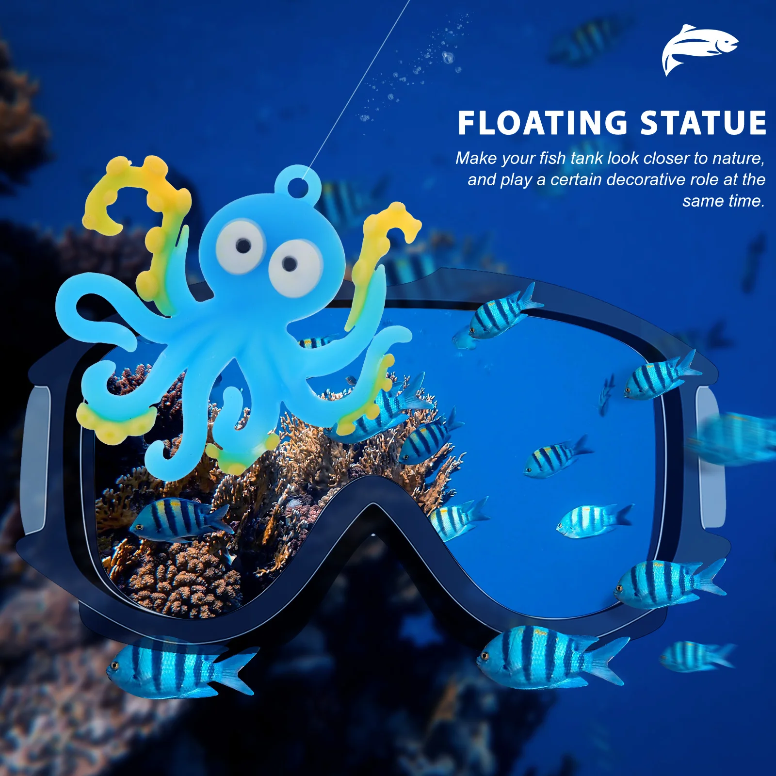 3Pcs Fish Tank Decoration Marine Animal Aquarium Ornaments Safe Durable Nonfade Floating Decor Cartoon Octopus Adorn
3Pcs Fish Tank Decoration Marine Animal Aquarium Ornaments Safe Durable Nonfade Floating Decor Cartoon Octopus Adorn