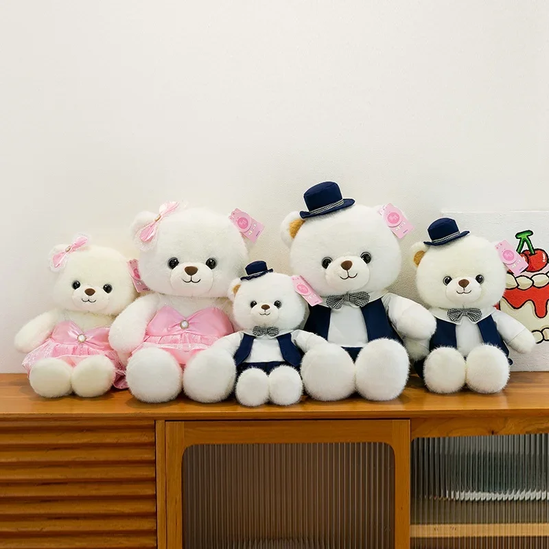 Hot Sale Couple Bear Plush Toys High Quality Fluffy Cartoon Boy&Girl Bear Doll Lovely Kids Companion Sweet Wedding Gift
Hot Sale Couple Bear Plush Toys High Quality Fluffy Cartoon Boy&Girl Bear Doll Lovely Kids Companion Sweet Wedding Gift