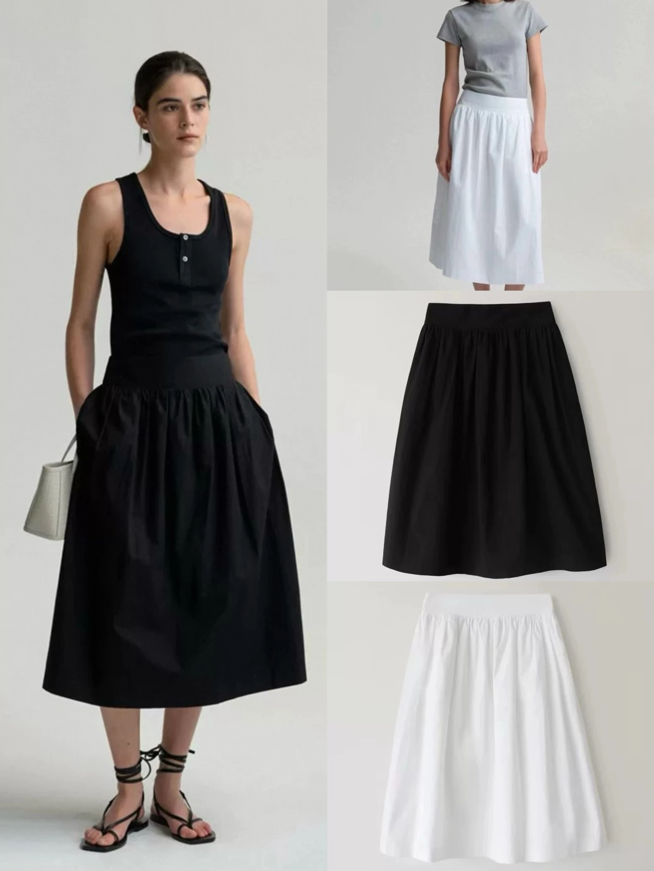 Elegant White Pleated Skirt Korean Style High Waist A-Line Gown for Women Commute Style Long Skirt Pure Color
Elegant White Pleated Skirt Korean Style High Waist A-Line Gown for Women Commute Style Long Skirt Pure Color