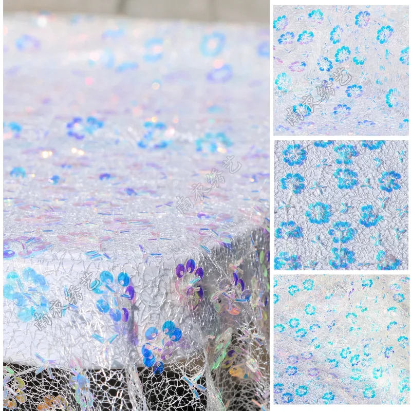 1 Yard 5mm Flower Design Iridescent Sequins with Roll Up Curly Beads Embroidered on Irregular Hollow Cutout Lace
1 Yard 5mm Flower Design Iridescent Sequins with Roll Up Curly Beads Embroidered on Irregular Hollow Cutout Lace