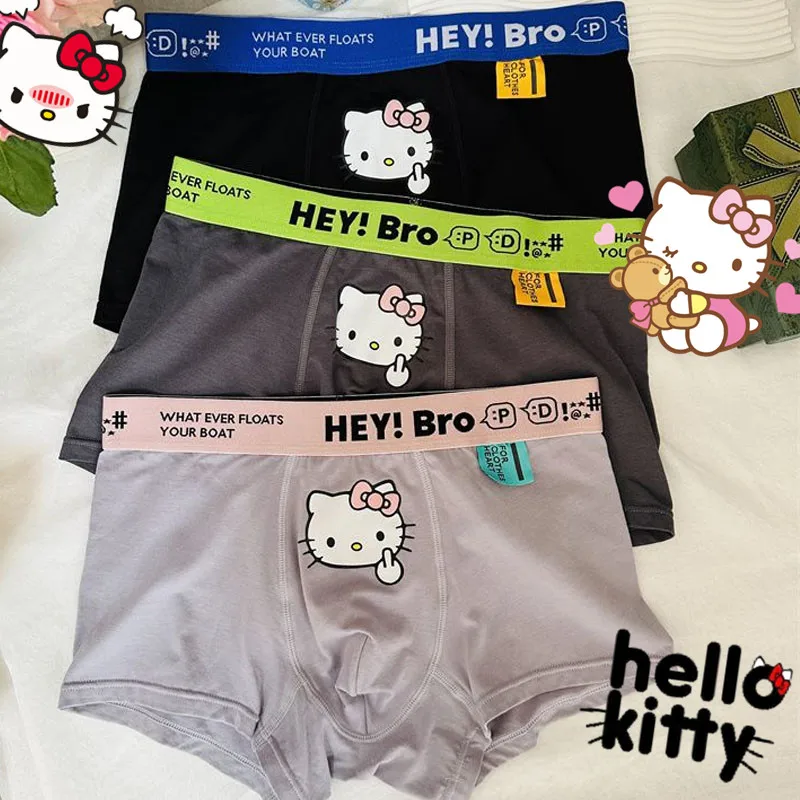 Hello Kitty Men Underwear Fashion Boys Cotton Spoof Cartoon Boxer Kawaii Boyfriend Panties Cartoon Underpants Birthday Gift
Hello Kitty Men Underwear Fashion Boys Cotton Spoof Cartoon Boxer Kawaii Boyfriend Panties Cartoon Underpants Birthday Gift