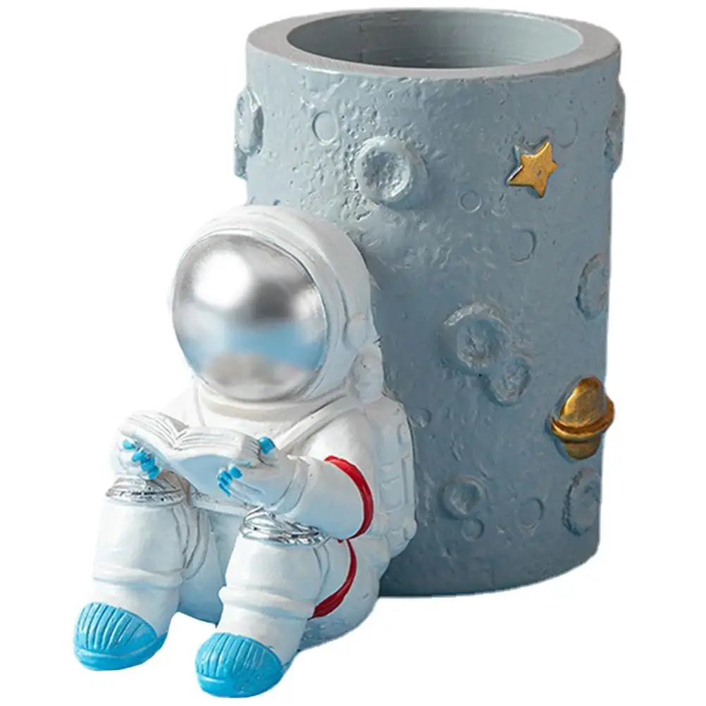 Astronaut Organizer Pen Holder Makeup Brush Decorate Decoration Office Organizers for Desk
Astronaut Organizer Pen Holder Makeup Brush Decorate Decoration Office Organizers for Desk