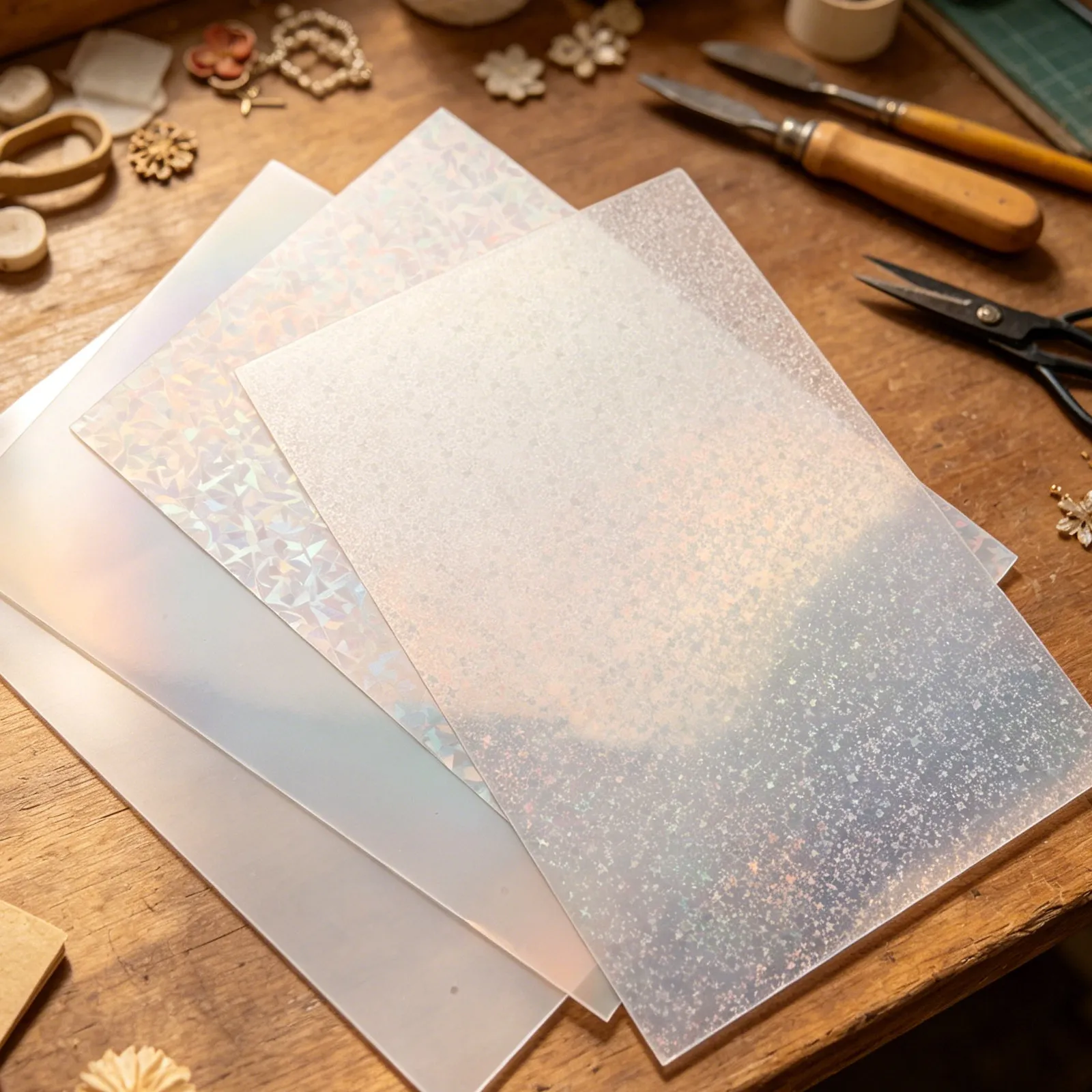 20 Sheets Holographic Sticker Paper Printable Vinyl Self Adhesive Waterproof Glossy Sticker Paper for Inkjet Laser Printer Craft
20 Sheets Holographic Sticker Paper Printable Vinyl Self Adhesive Waterproof Glossy Sticker Paper for Inkjet Laser Printer Craft