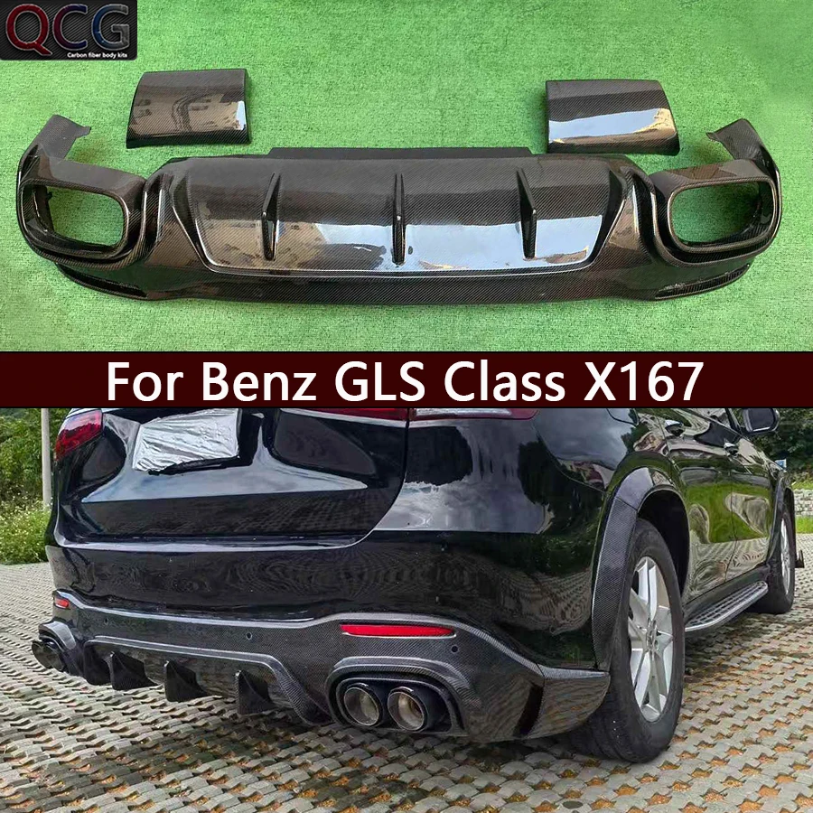 For Mercedes Benz GLS Class X167 Carbon Fiber Back lip Car Rear Bumper Diffuser Splitters Spoiler Car Accessories body kit
For Mercedes Benz GLS Class X167 Carbon Fiber Back lip Car Rear Bumper Diffuser Splitters Spoiler Car Accessories body kit
