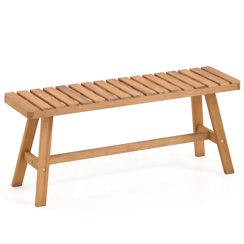 Acacia Wood Outdoor Garden Bench Set of 1/2 with Slatted Seat and 800 lbs Capacity-Set of 1
Acacia Wood Outdoor Garden Bench Set of 1/2 with Slatted Seat and 800 lbs Capacity-Set of 1