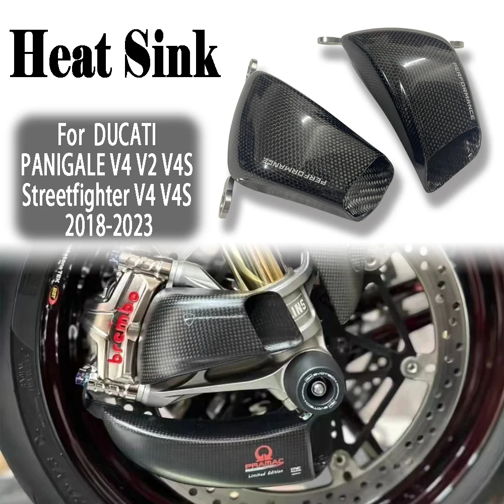 For DUCATI PANIGALE V4 V2 V4S Streetfighter V4 V4S 2018-2023 Carbon Fiber Motorcycle Front Caliper Radiator Cover Air Ducts
For DUCATI PANIGALE V4 V2 V4S Streetfighter V4 V4S 2018-2023 Carbon Fiber Motorcycle Front Caliper Radiator Cover Air Ducts
