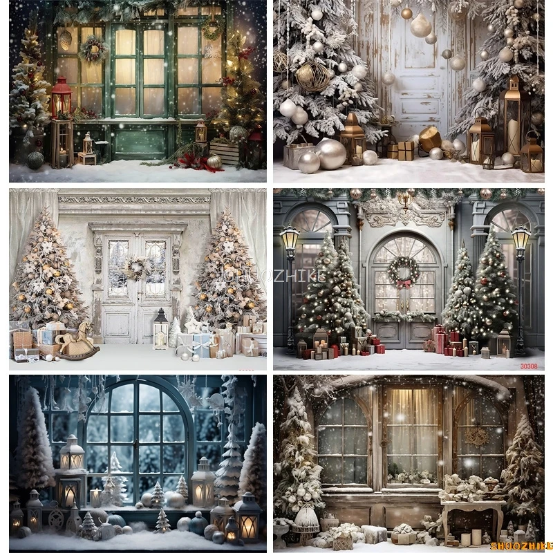 SHUOZHIKE Christmas Tree Photography Backdrop Prop Wooden Doors Snowman Cinema Pine New Year Window Wreath Studio Background
SHUOZHIKE Christmas Tree Photography Backdrop Prop Wooden Doors Snowman Cinema Pine New Year Window Wreath Studio Background